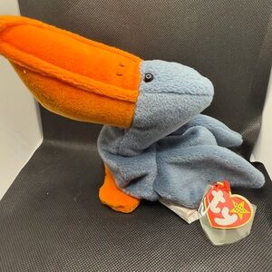 Ty Beanie Baby Scoop the Pelican 1996 Vintage Plush w/ Tag